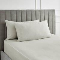 Hotel 230 Thread Count Sateen Large Standard Pillowcase Pair