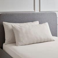 Hotel 230 Thread Count Sateen Stripe Large Standard Pillowcase Pair