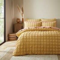 Evana Stitch Duvet Cover and Pillowcase Set