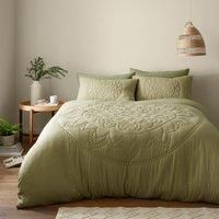 Quilted Mandala Duvet Cover and Pillowcase Set