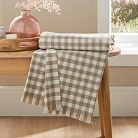 Portloe Gingham Throw Blanket 130cm x 180cm