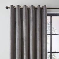 Recycled Velour Eyelet Curtains