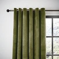 Recycled Velour Eyelet Curtains