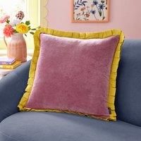 Sophie Robinson Velvet Box Pleat Square Cushion