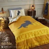 Harry Potter Hufflepuff Reversible Duvet Cover and Pillowcase Set