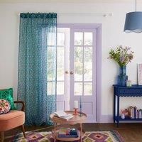 Sophie Robinson Petal Meadow Hidden Tab Top Voile Panel