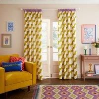 Sophie Robinson Hazy Wave Pencil Pleat Curtains