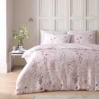 Watercoloured Floral Duvet Cover & Pillowcase Set