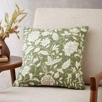 Kantha Block Print Square Cushion Cover
