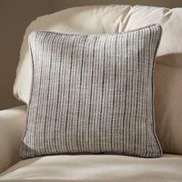Walker Tonal Stripe Square Cushion