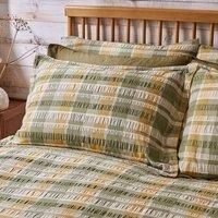 Perry Check Seersucker Cotton Oxford Pillowcase