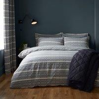 Ash Geometric Duvet Cover & Pillowcase Set