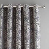 Cassandra Jacquard Blackout Eyelet Curtains