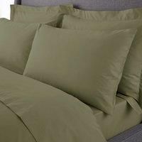 Hotel 230 Thread Count Crisp Cotton Percale Standard Pillowcase Pair