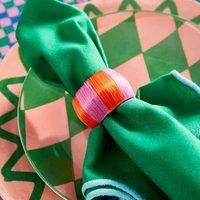 Sophie Robinson Pack of 2 Striped Napkin Rings