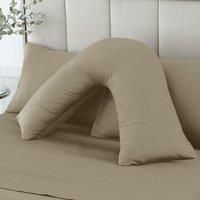 Hotel 230 Thread Count Cotton Sateen V-Shape Pillowcase
