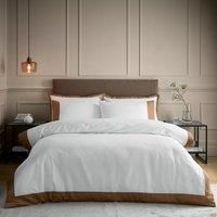 Hotel Portchester 230 Thread Count 100% Cotton Sateen Duvet Cover and Pillowcase Set