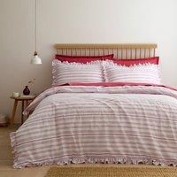 Ashley Frilled Stripe Duvet Cover & Pillowcase Set