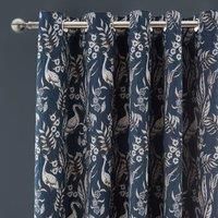 Mai Heron Blackout Eyelet Curtains