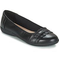 FEYA ISLAND LADIES CLARKS SLIP ON LEATHER CASUAL FLAT BALLERINA DOLLY SHOES