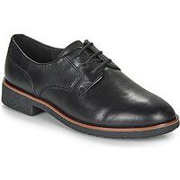 Clarks Women's Griffin Lane Derbys, Black Black Leather Black Leather, 3.5 UK