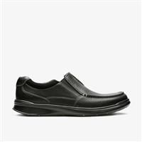 Clarks Cotrell Free Slip On Shoes - Black