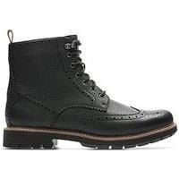 Clarks Men/'s Batcombe Lord Chelsea Boots, Black, 10 UK