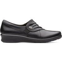 Clarks Women/'s Hope Roxanne Loafers, Black, 3.5 UK