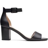 Clarks Deva Mae, Women’s Ankle-Strap, Black (Black Leather -), 4.5 UK (37.5 EU)