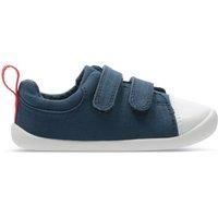 Clarks Roamer Craft Toddler Textile Canvas in Navy Canvas Standard Fit Size 5½