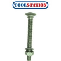 Exterior Coach Bolt, Nut & Washer M10 x 150