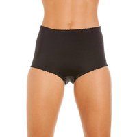 Camille Womens Two Pack Smooth High Waist Black Control Briefs 18