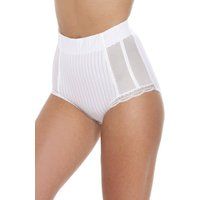 Two Pack High Waisted Mesh Support Panel Control Briefs