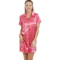 Camille Luxurious Satin Nightshirts - Knee Length Night Gown - 10 Colours