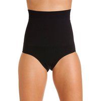 Camille Womens Beige Seamless Shapewear Comfort Hi Waisted Control Brief