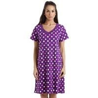 Camille 100% Cotton Nightdress / Stylish Short Sleeve Nighties in over 30 Styles