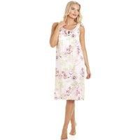 Camille Classic Sleeveless Poppy Print Nightdress