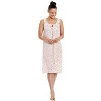 Camille Womens Light Pink Knee Length Chiffon Chemise 12 Pink Chemise