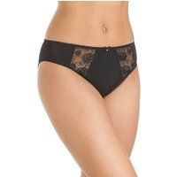 Camille Women's Briefs in White Comfortable Fit Ladies Lace Knickers 3 Pack Set