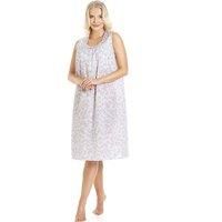 Camille Womens Floral Sleeveless Nightdresses