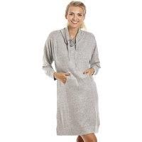 Camille Knitted Hacci Nightdress Long Sleeved Cosy Soft Night Gown Loungewear