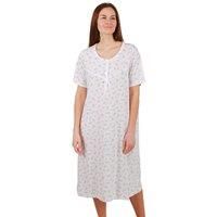 Camille Women's Classic Short Sleeved Nightdress in Pink | Size: 18-20