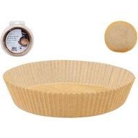 Pack of 40 Disposable Air Fryer Liners Round Greaseproof Parchment Paper Sheets 20cm