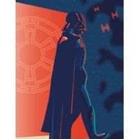 Star Wars (Digital Moonlight) Canvas