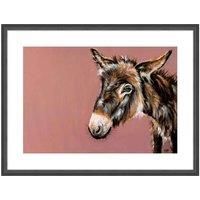 The Art Group Louise Brown (Delightful Donkey) 60x80cm Framed Art