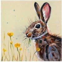 Louise Brown - Buttercup Bunny - Canvas Print Wall Art - 3 sizes available