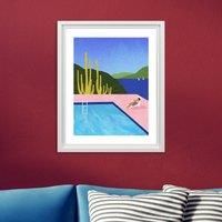 The Art Group Swimming Pool I Framed Print