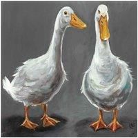 Louise Brown - What's Up Duck£ - Canvas Print Wall Art - 3 sizes available