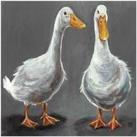 Louise Brown - What's Up Duck£ - Canvas Print Wall Art - 3 sizes available