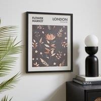 Flower Market London Framed Print